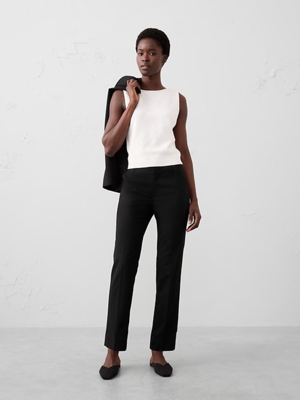 Banana Republic Ryan Pant in Black sz 10
